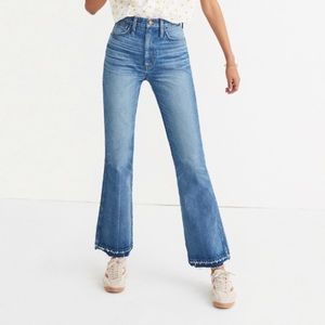 Madewell Rigid Flare Jeans with Drop Hem